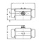 Actionneur pneumatique Type: 7901 Aluminium Simple effect, ouverture par ressort